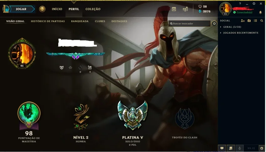 Conta baratinha Platina V