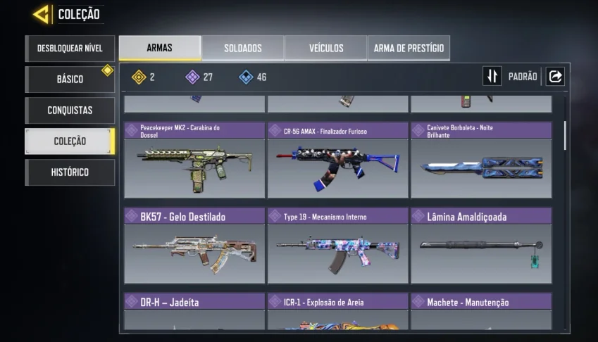 Vendo Conta Call Of Duty Mobile Nv.50