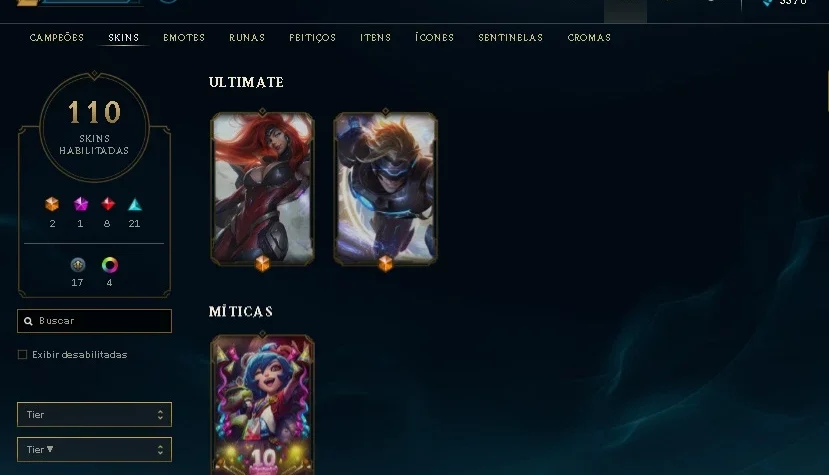 Conta LOL plat IV