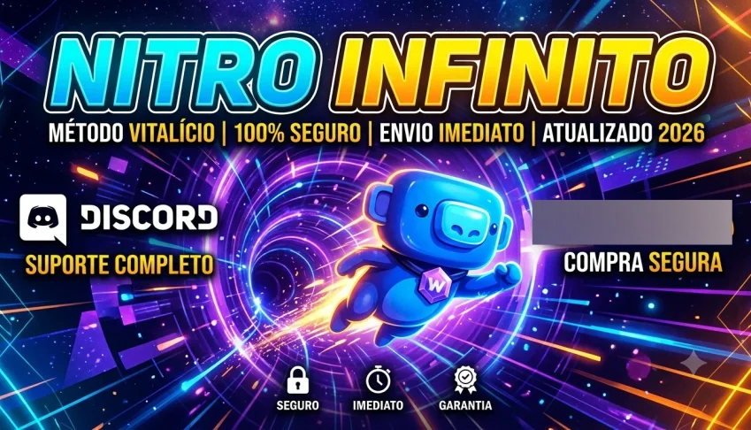 ⚡ Discord Nitro Infinito + Pontos Infinitos