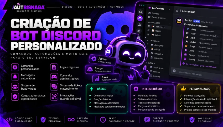 Criação de Bot Discord Personalizado