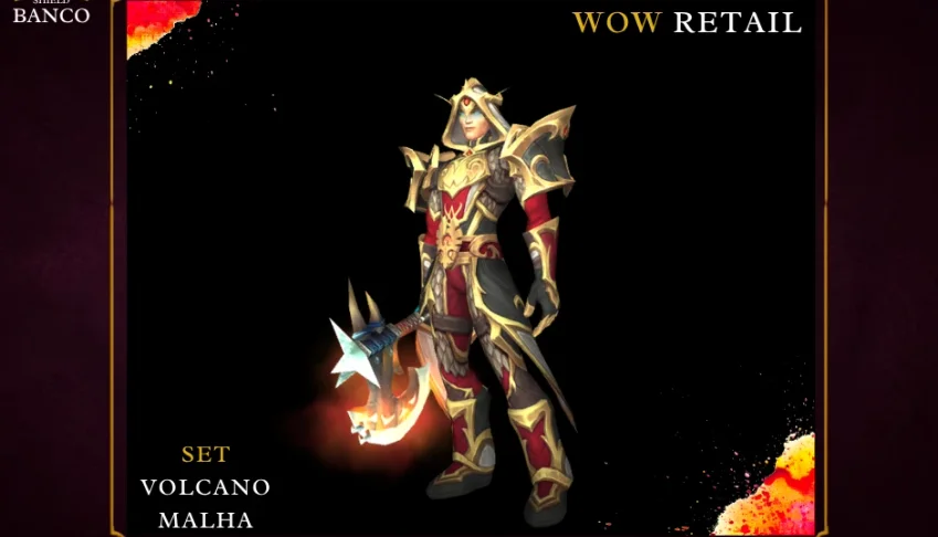 World of Warcraft - Transmog de armadura de MALHA
