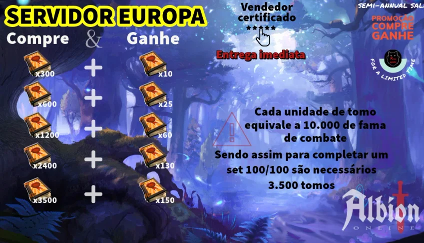 X100 Tomos da Visão - Albion Online | ON 🟢 |SERVIDOR EUROPA