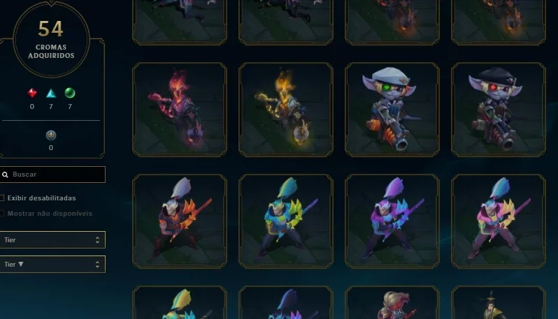 Conta de League of Legends