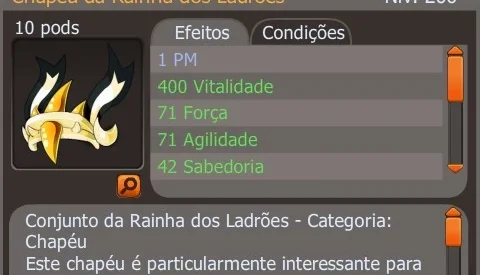 Chapéu da Rainha dos Ladrões EXO PM