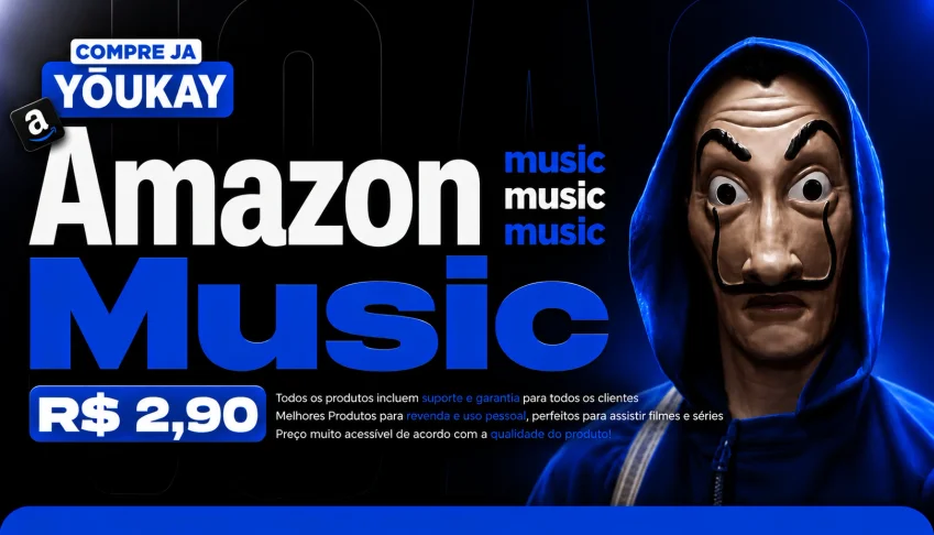 Amazon Music Mensal -- Entrega Automatica