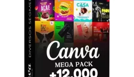 + 12.000 POSTS PRONTOS ( Canva) (100% Editaveis)