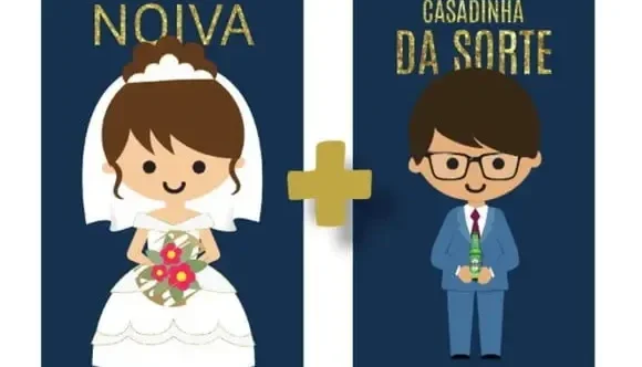 25 Noivinhas + 25 Noivinhos em Couchê