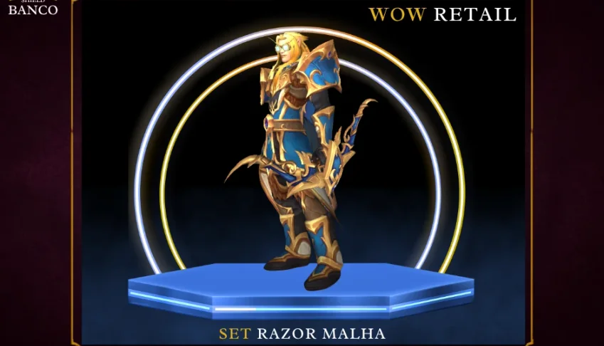 World of Warcraft - Transmog de armadura de MALHA