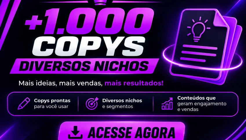 +1.000 Copys Para Diversos Nichos