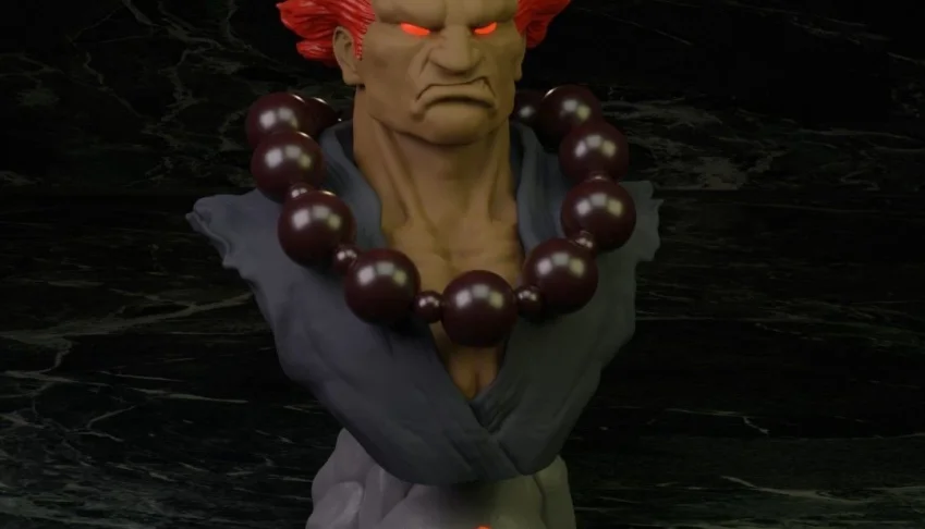 collection bust Street fighter 3d stl