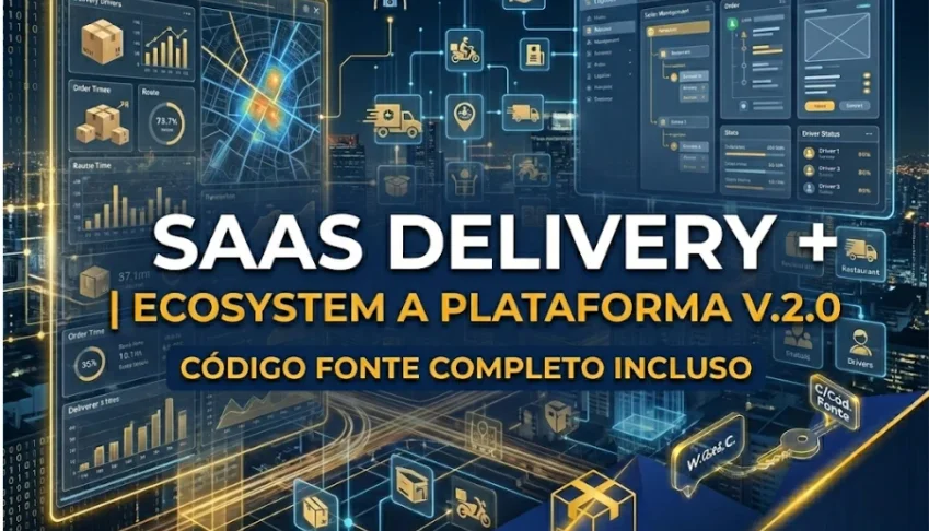 Saas C/ Cód Fonte Delivery + | Ecosystem A Plataforma V.2.0