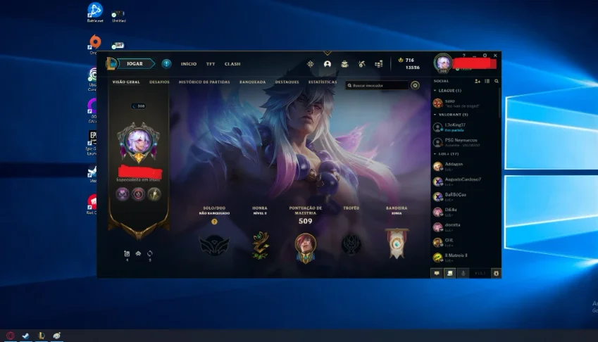 Conta League of Legends
