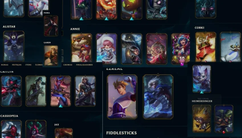 Conta de League of Legends antiga