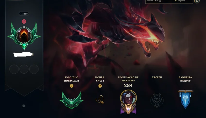 Conta lol esmeralda 2