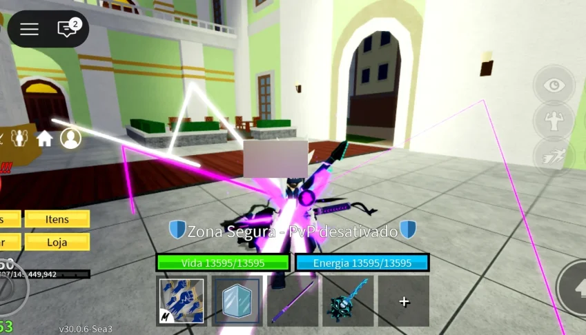 Conta de blox fruits