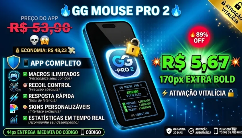 Gg Mouse Pro 2 - Licença Vitalícia