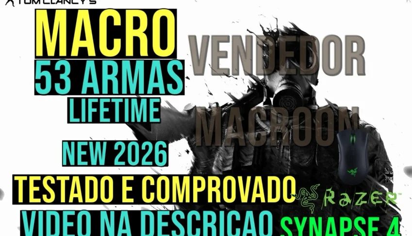 MACRO Tom Clancy's Rainbow Six - (VITALICIO) MOUSES RAZER