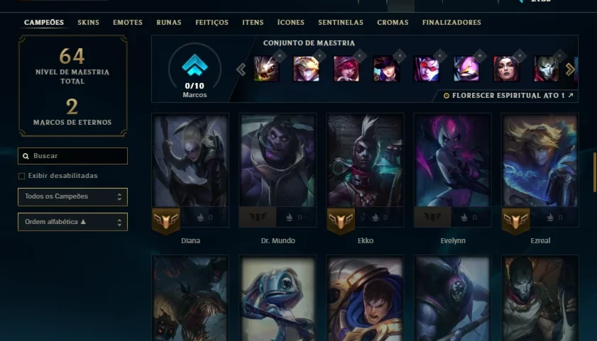 Conta LOL boa pra ADC