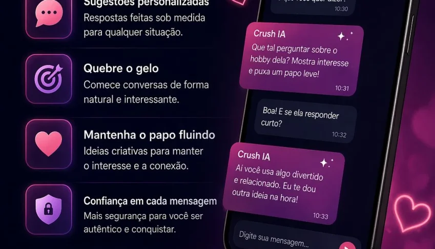 CRUSH IA — De “oi sumido” pra encontro marcado