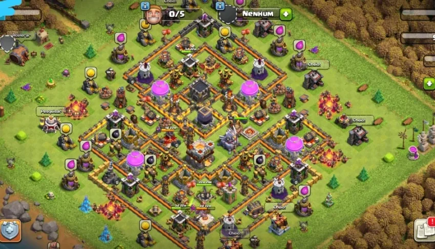 clash of clans cv 11 1600 gemas