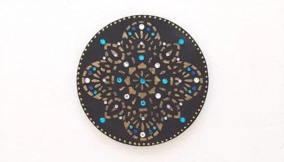 Mandala Indiana Preta