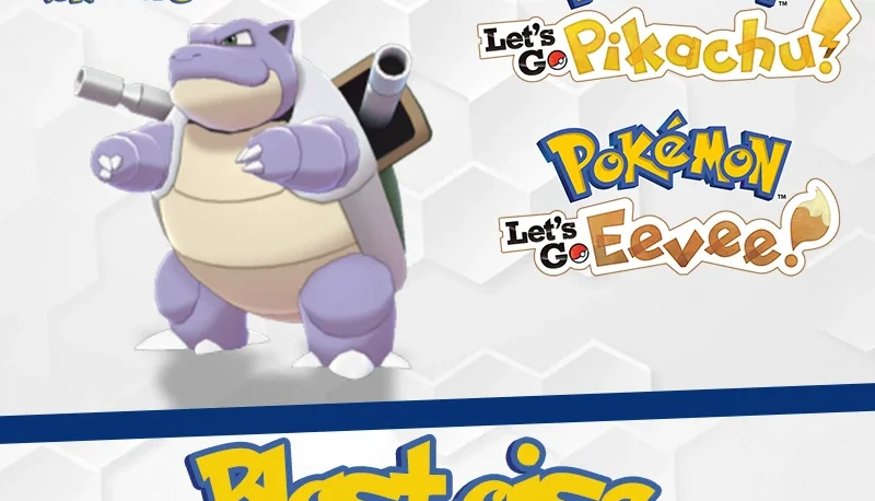 Blastoise ou Squirtle Shiny - Pokémon Let's GO Pikachu Eevee