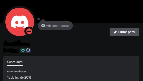 Conta discord 2018