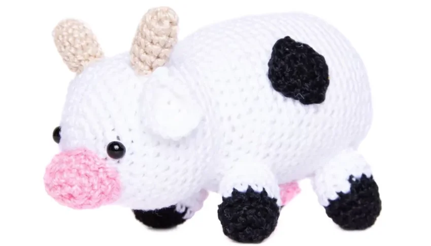 Vaquinha em Amigurumi