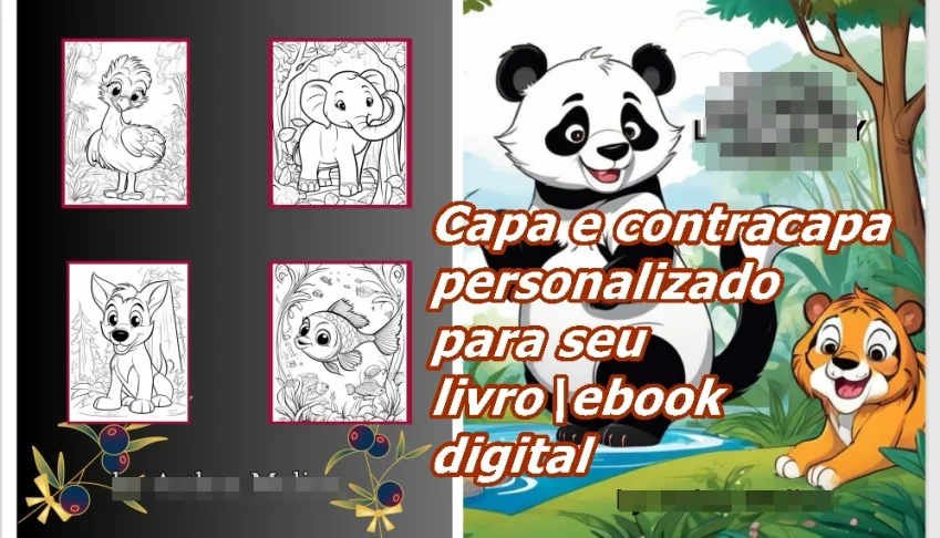 Crio a Capa e Contracapa do seu livro digital