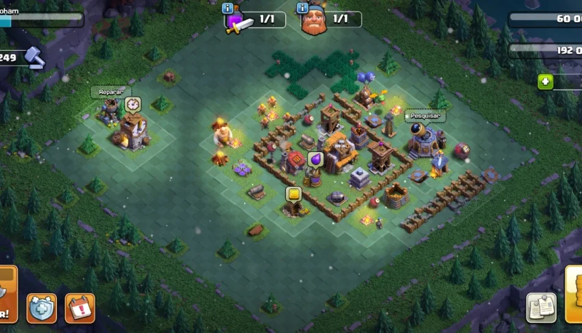 Conta clash of clans cv9