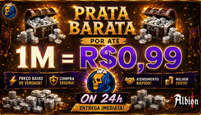 Prata + Barata do mercado | Albion Online