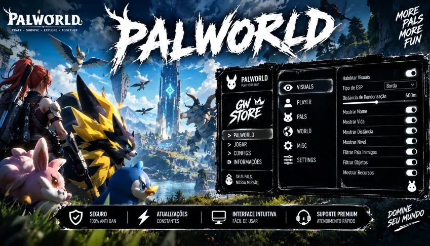 Palworld - Cheat atualizado