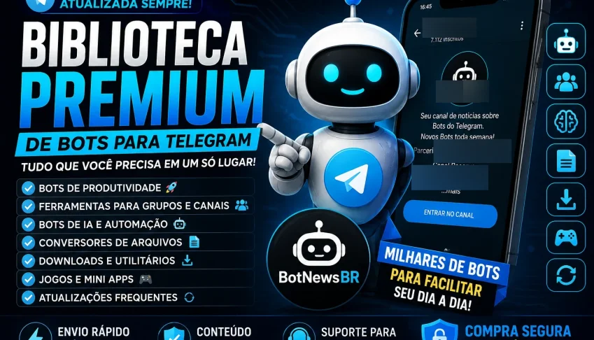 🤖 Biblioteca Premium de Bots para Telegram | Atualizações C