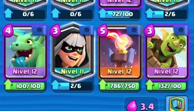 conta clash royale