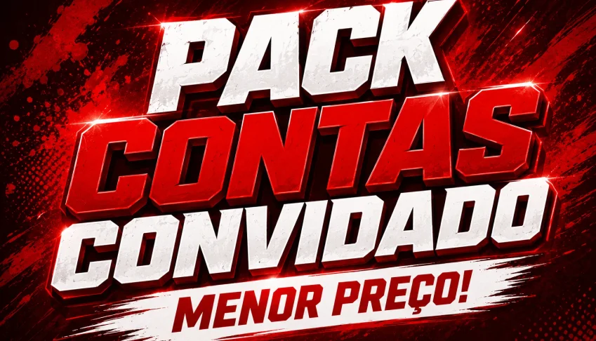 🎁 Pack 100 Contas Free Fire Via Convidado | Lvl 15-19 |