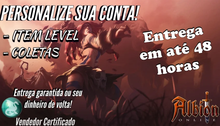 Contas personalizadas Albion| Qualquer classe 100/100 | 🟢