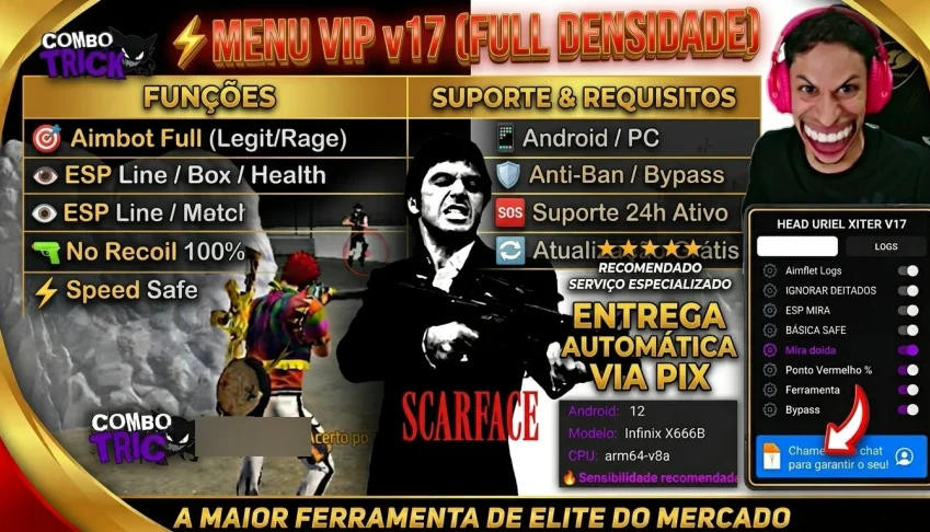 🔥⚡ Regedit Vip V17 ⚡🔥 🎯 Capa Fácil & Precisao Máxima 🎯