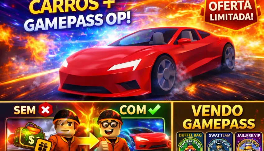 Compre passes e carros normais (MELHOR PREÇO) do jailbreak