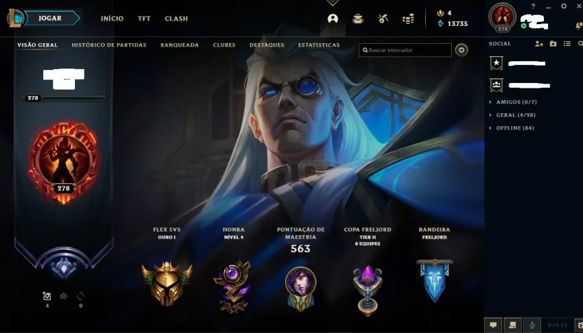 Conta League of Legends 100% Segura