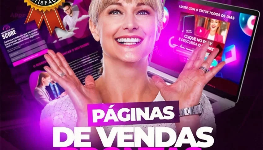 ✔️ PACOTÃO Páginas de Vendas Editáveis + Lojas