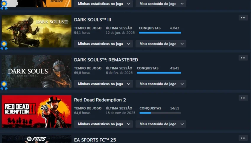Conta Steam Com Jogos Platinados!