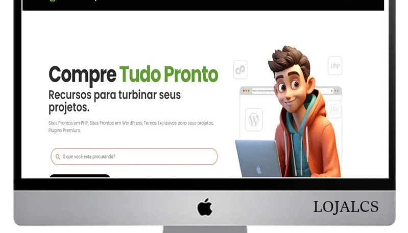 Loja Para Venda de Produtos Digitais Para Site -Wordpress