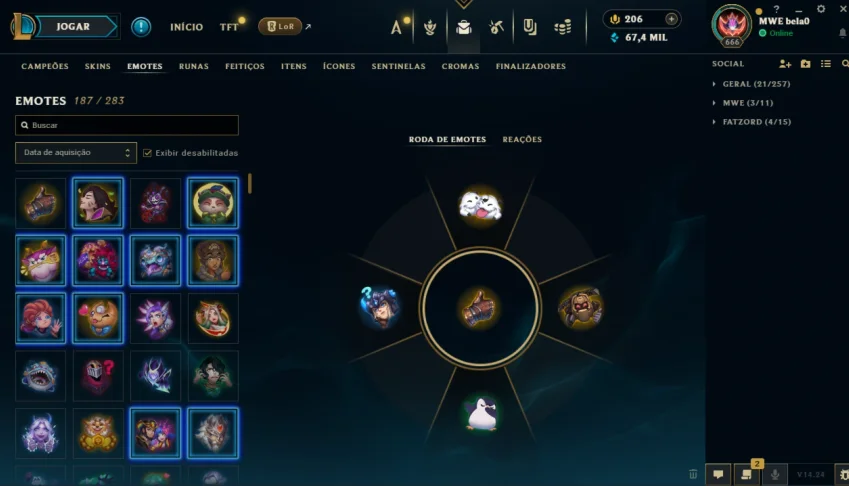 Conta de lol