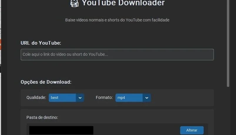 Baixe videos do Youtube na melhor qualidade ou audios