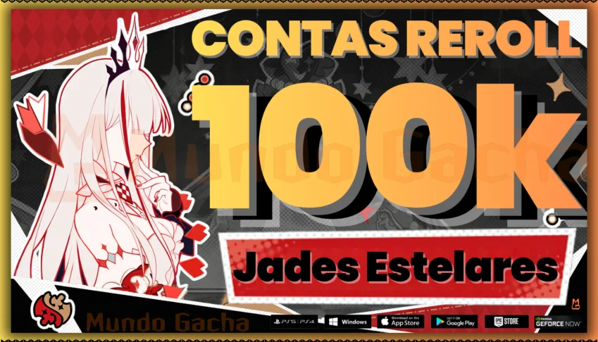 🟢HONKAI STAR RAIL Reroll com Jade Estelar ✨
