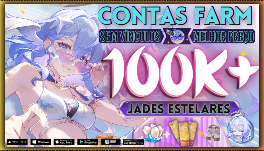🟢HONKAI STAR RAIL Reroll com Jade Estelar ✨