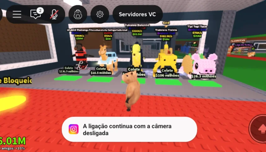 🐾 Venda Conta Brainrot com Pets Raros e Gemados