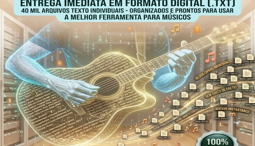40 Mil Cifras de Violão e Guitarra Vários Estilos