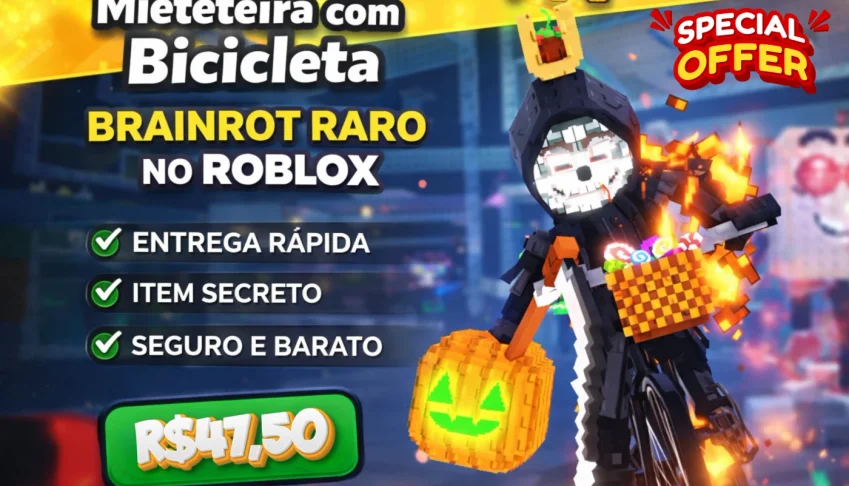 Mieteteira com Bicicleta –  Raro - Roblox - Entrega Imediata